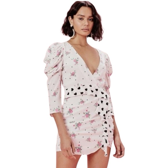 For Love & Lemons Mabel Mini Dress size XS - Picture 3 of 11
